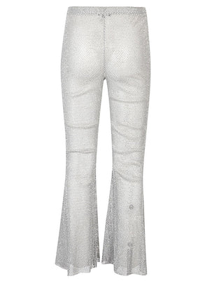 SANTA BRANDS Women's 2024 Silver Flare Pants