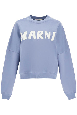 MARNI Pink Crewneck Sweatshirt for Women, FW23 Collection