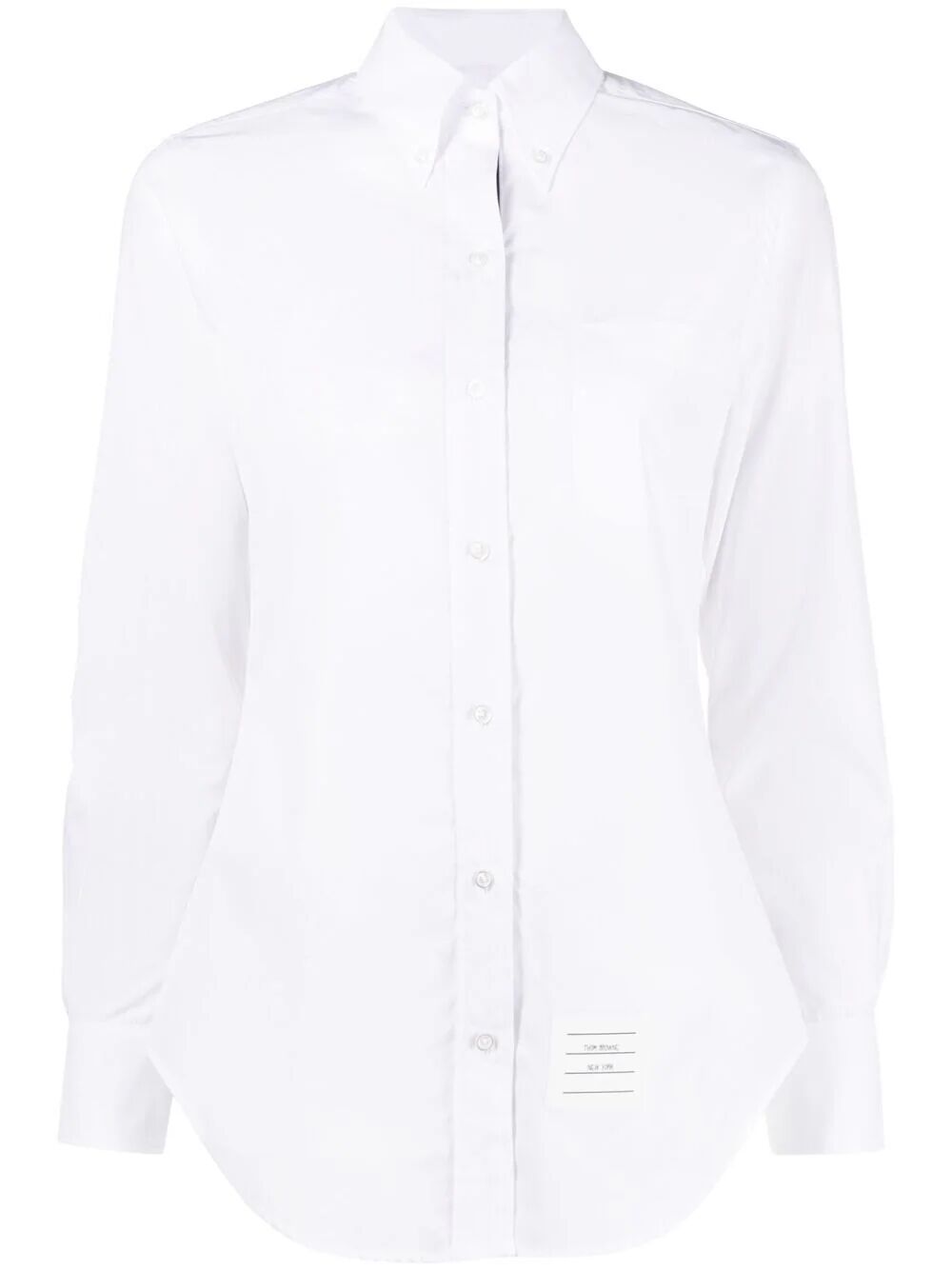 THOM BROWNE Classic Point Collar Shirt for Fall 2024 - Women's