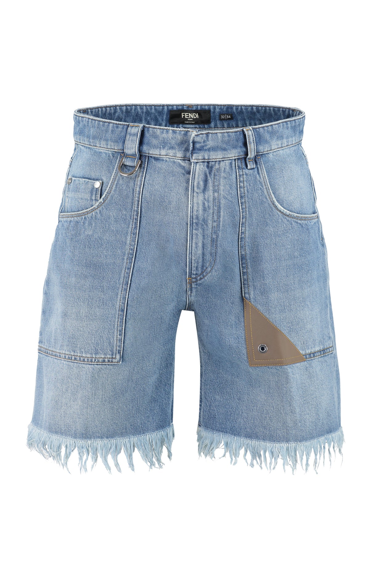 FENDI Men's Mini Washed Shorts