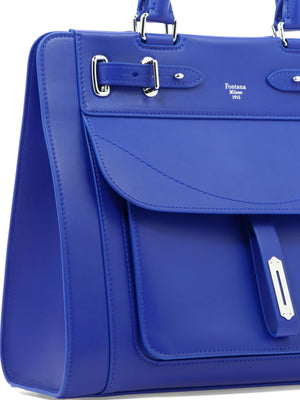 FONTANA MILANO 1915 Stylish and Versatile Women's Tote Bag for 2024 - 23SS Season in Blue