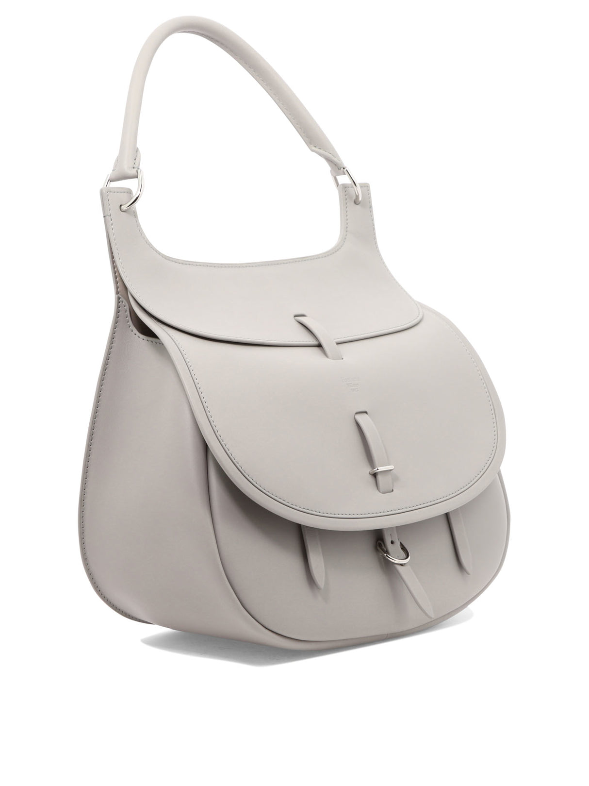 FONTANA MILANO 1915 Luxurious Grey Shoulder Handbag for Women