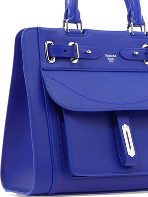 FONTANA MILANO 1915 23SS Women's Blue Tote Bag