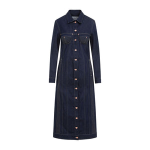 JEAN PAUL GAULTIER Navy Trompe-L`ŒIL Jacket for Women