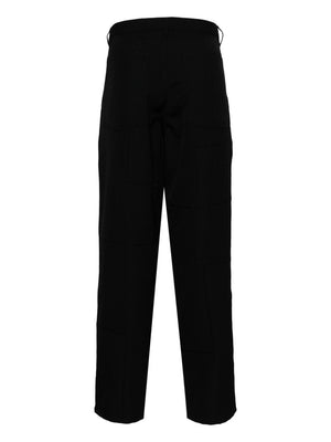 COMME DES GARÇONS SHIRT Men's Black Wool Pants for SS24