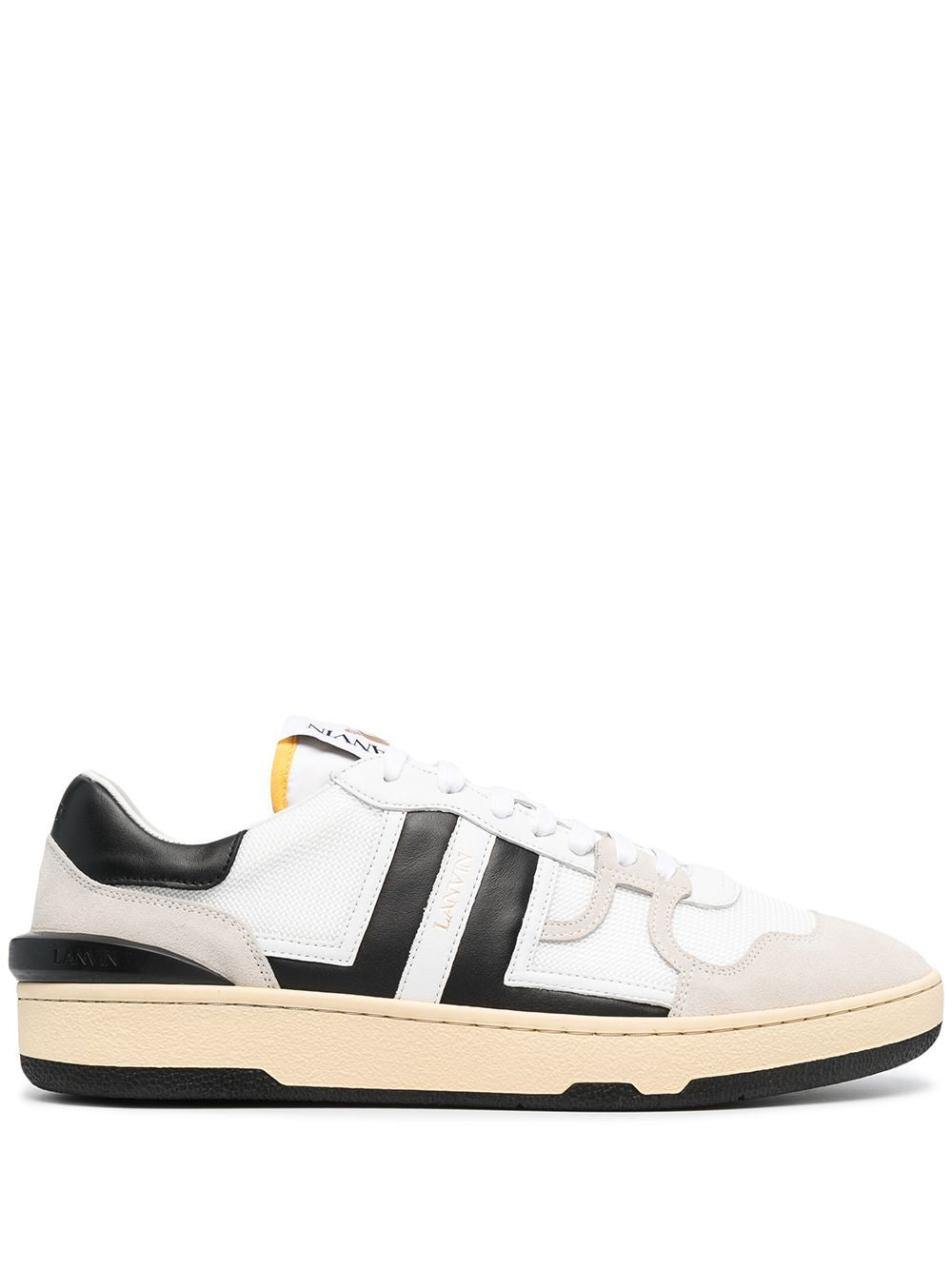 LANVIN Clay Low Top Sneakers in White