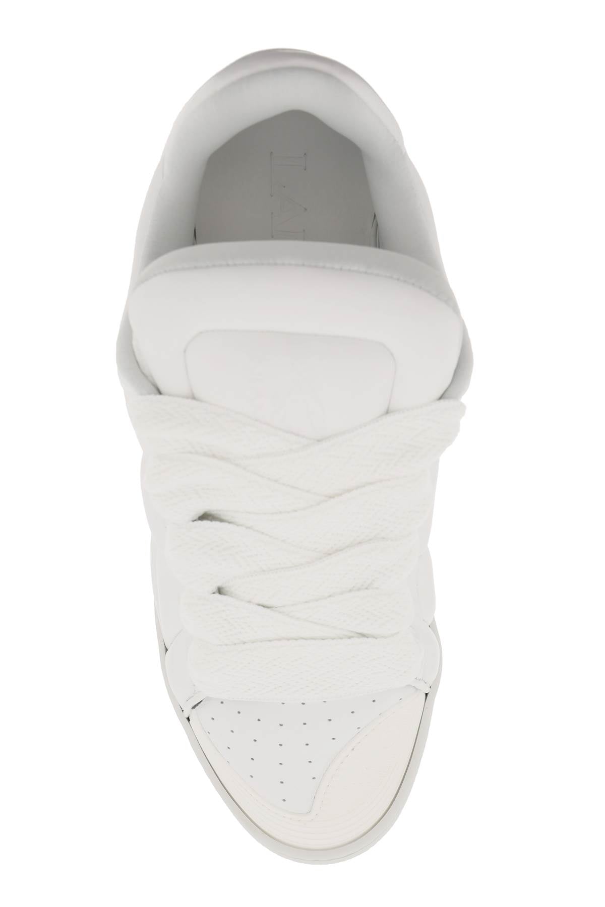 LANVIN Men's White Curb Sneakers for FW24