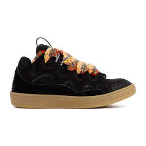 LANVIN Men's Black Curb Sneakers for SS24