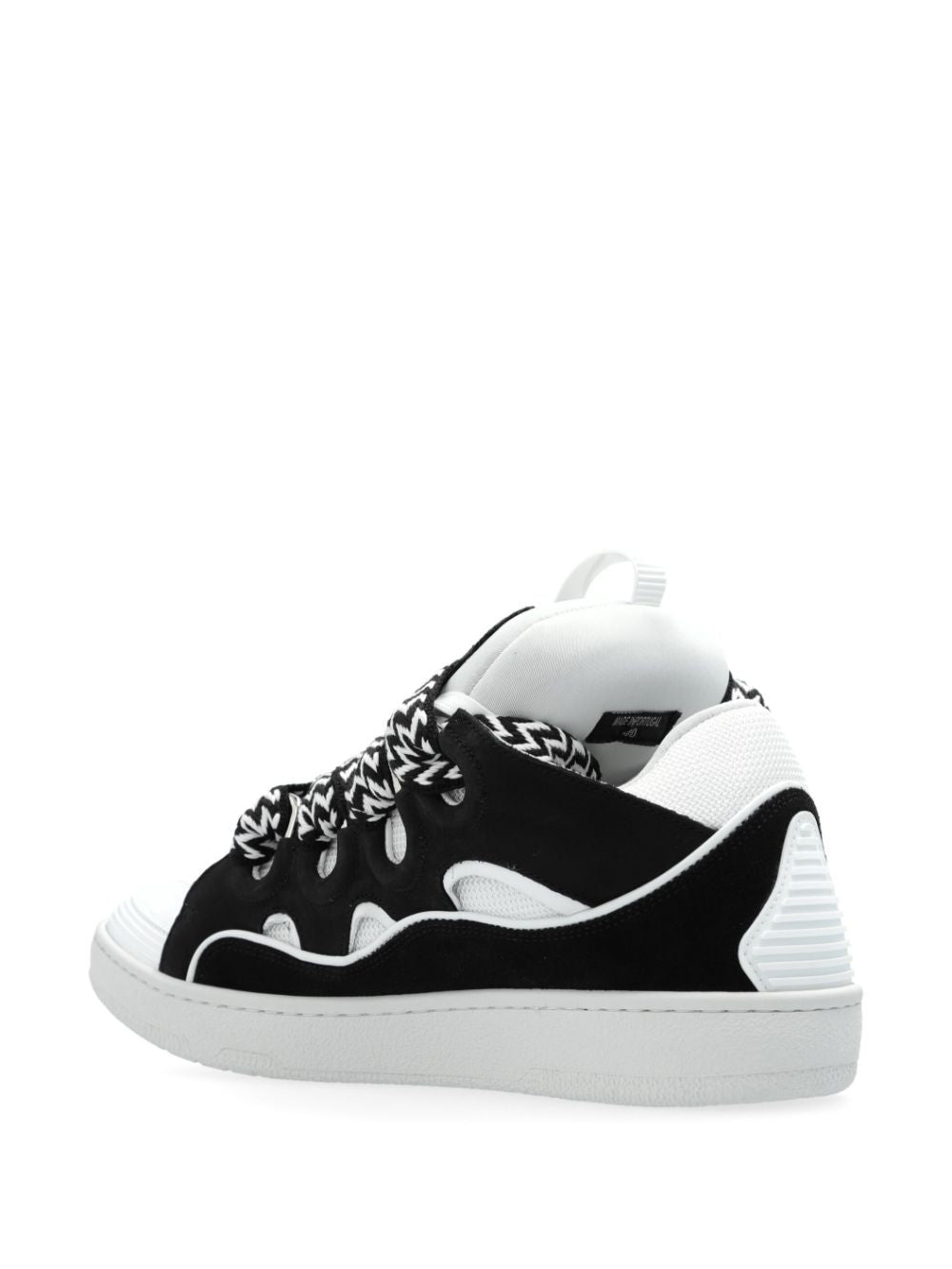 LANVIN Men's Premium Leather Curb Sneakers