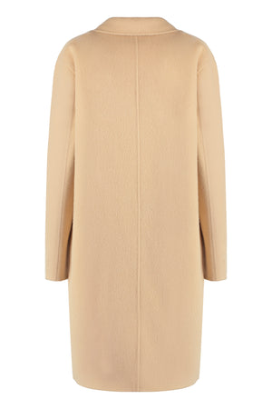 ACNE STUDIOS Wool Jacket with Lapel Collar and Two Side Pockets for Women in Tan