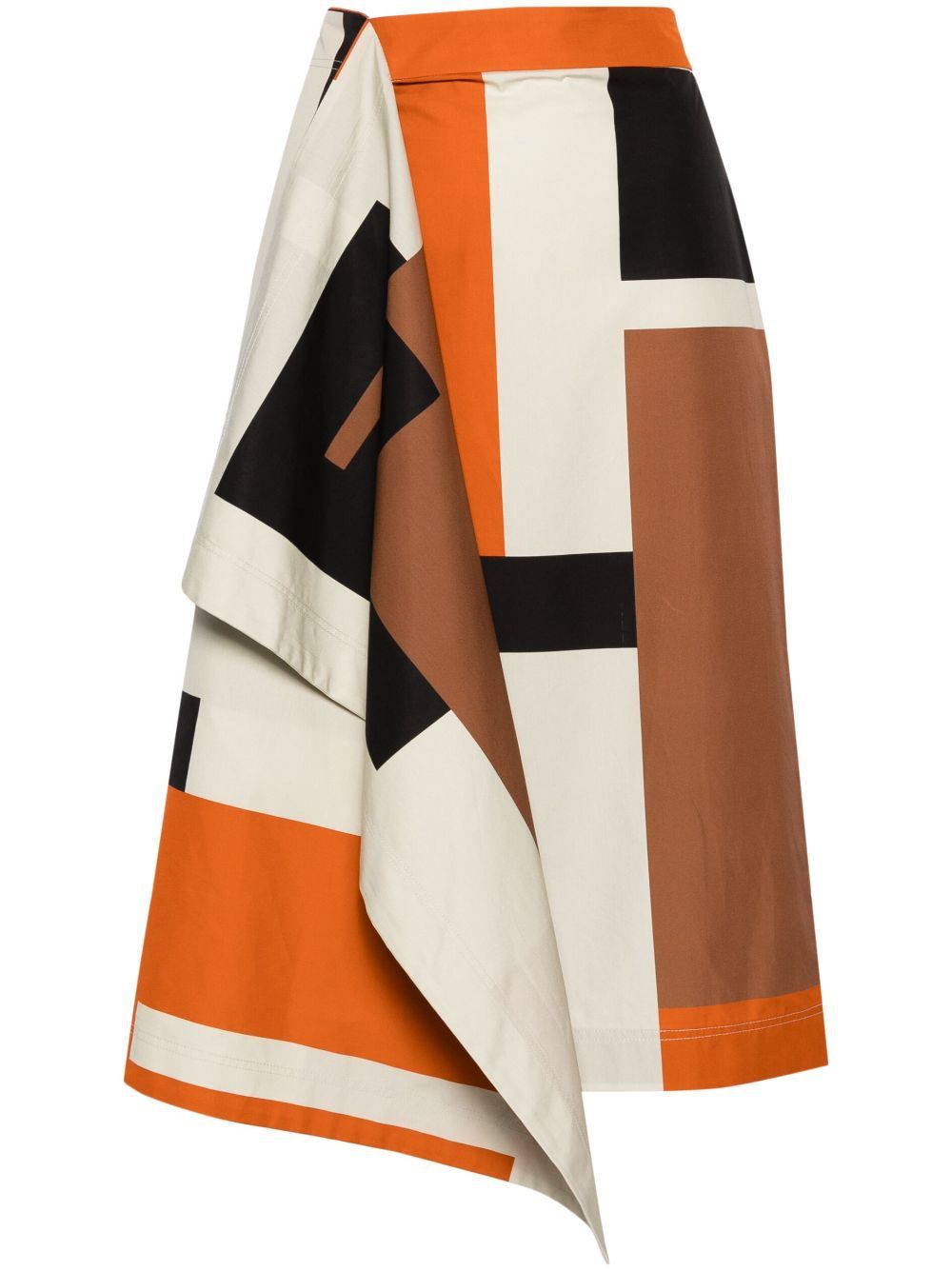 FENDI Multicolor Long Puzzle Skirt for Women - SS24 Collection