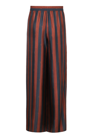 FENDI Elegant Silk Striped Trousers for Women