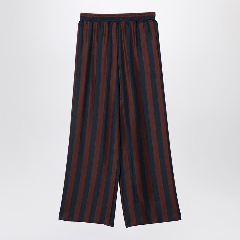 FENDI Elegant Silk Striped Trousers for Women