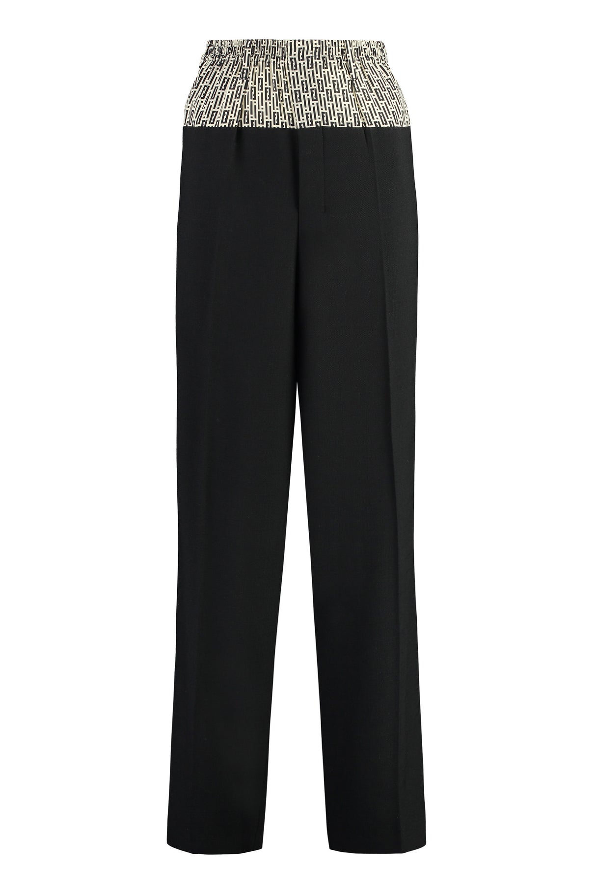 FENDI Stylish Wool Blend Trousers for Women - FW23 Collection