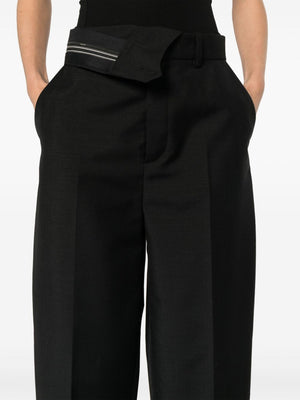 FENDI Women's 2024 Black Straight Pants