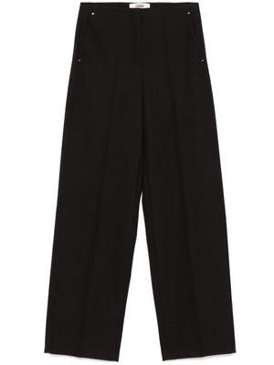 FENDI WIDE LEG WOOL TROUSERS