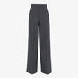 FENDI Wide Striped Anthracite Women's Pants