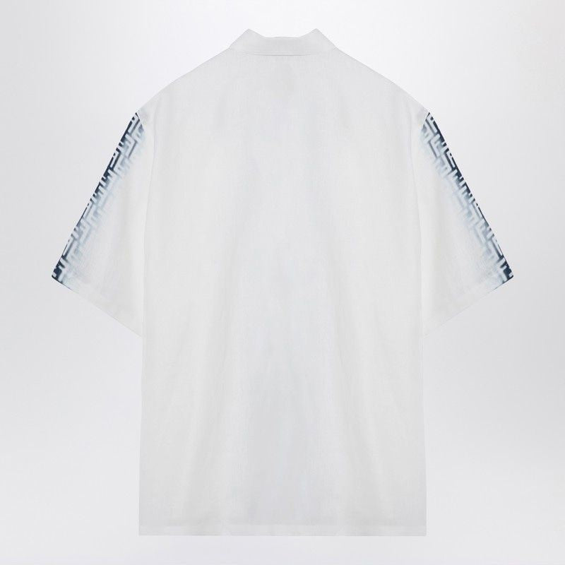 FENDI Luxury Linen Motif Shirt