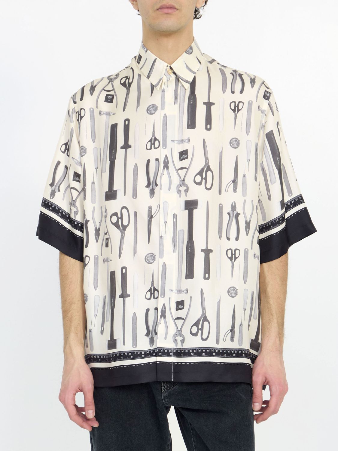 FENDI Luxury Silk Shirt for Men - SS24