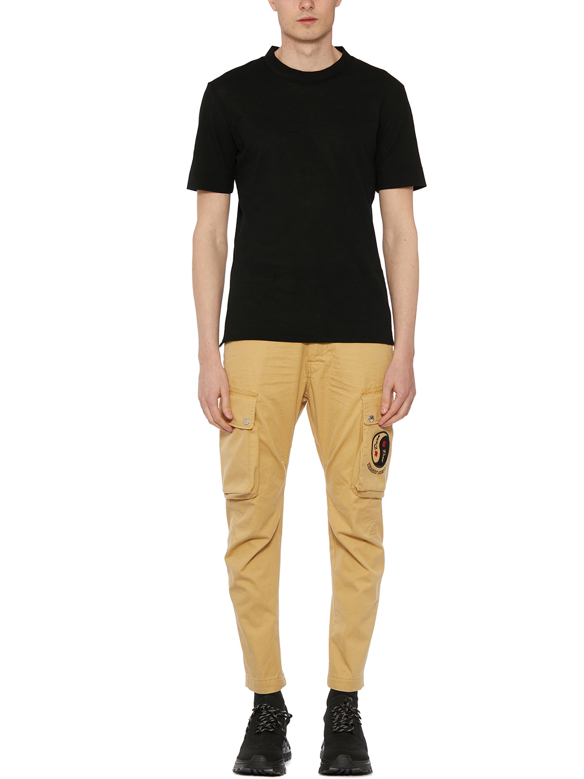 DSQUARED2 Men's Beige Cargo Trousers for SS23 Season