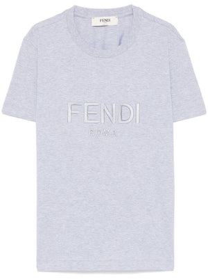 FENDI FENDI ROME COTTON T-SHIRT