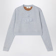 FENDI Plush Embroidered Logo Knitwear for Women