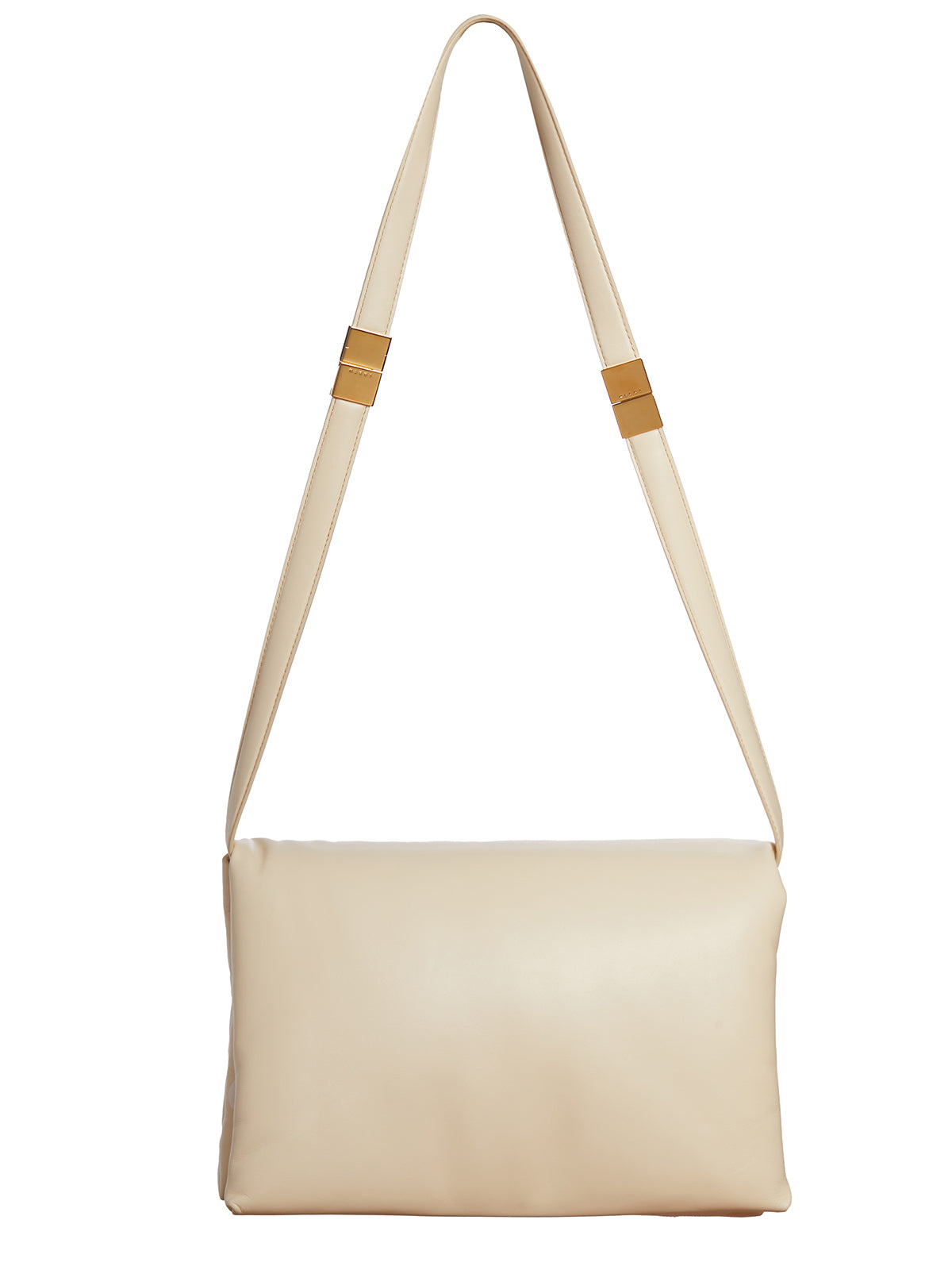 MARNI Elegant White Leather Shoulder Bag for Women - CARRYOVER