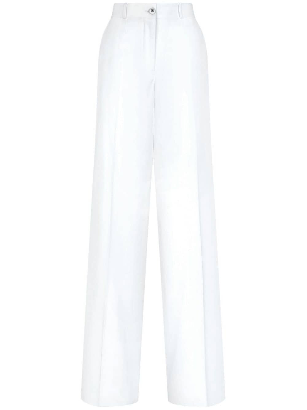 DOLCE & GABBANA Classic Cotton Blend Pants for Women