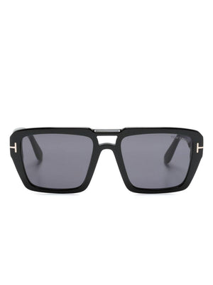 TOM FORD Redford Shiny Black Smoke Sunglasses