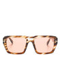 TOM FORD Havana Brown Acetate Sunglasses for Men