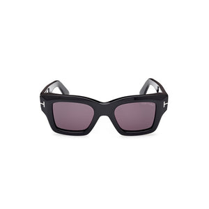 TOM FORD Ilias Shiny Black Smoke Sunglasses