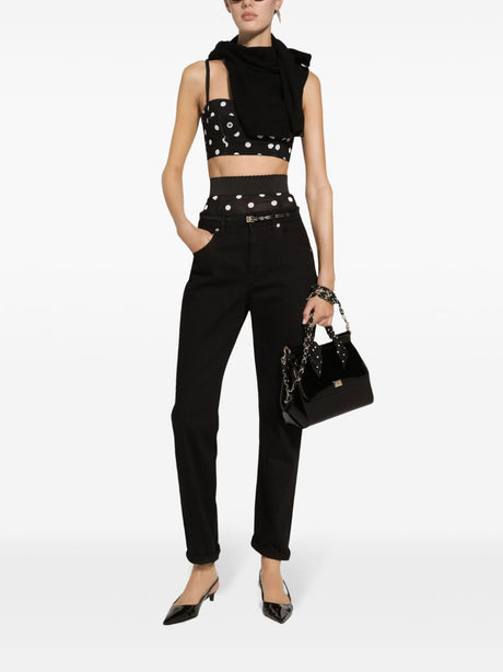 DOLCE & GABBANA Elegant Black Denim Jeans