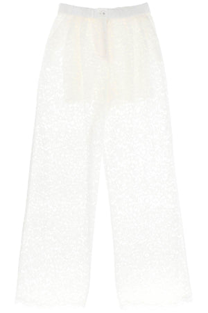 DOLCE & GABBANA Pajama-Inspired Lace Pants for Women