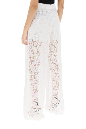 DOLCE & GABBANA Pajama-Inspired Lace Pants for Women