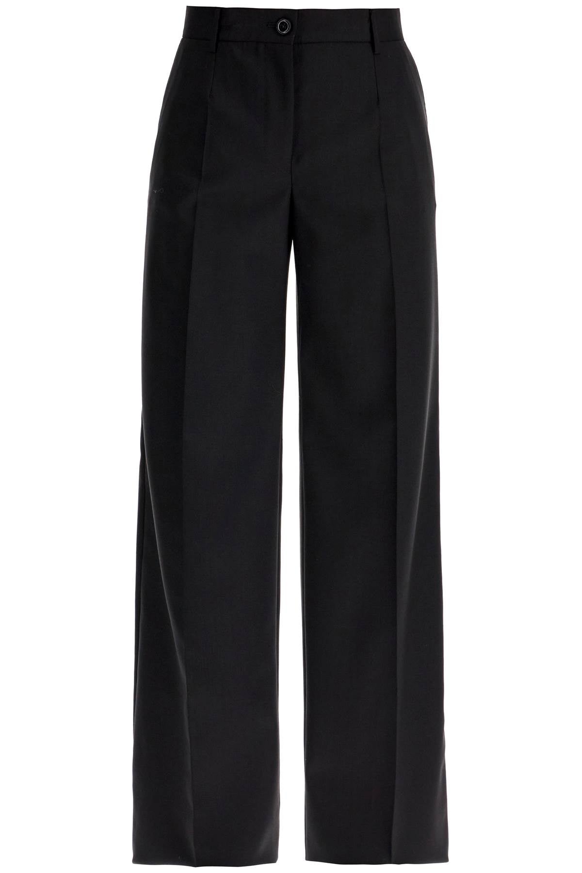 DOLCE & GABBANA Woolen Flare Pants - Perfect Tailoring, Italian Size 42