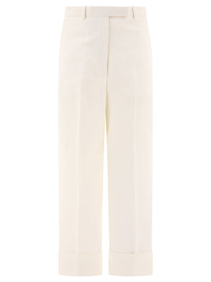 THOM BROWNE Beige 24SS Straight Pants for Women