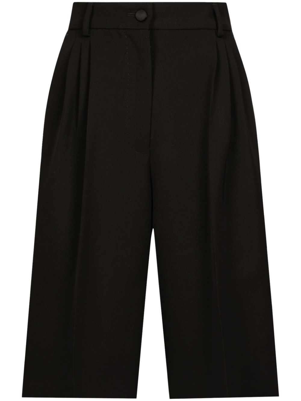 DOLCE & GABBANA Tailored Knee-Length Wool Trousers