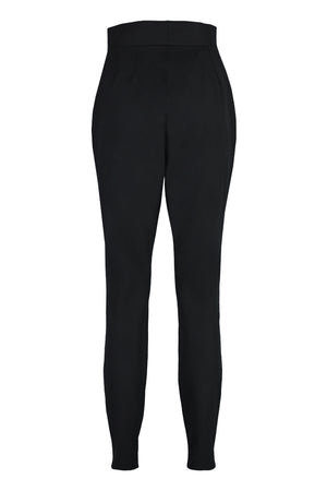 DOLCE & GABBANA Black Cotton Trousers for Women | FW23