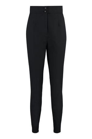 DOLCE & GABBANA Black Cotton Trousers for Women | FW23