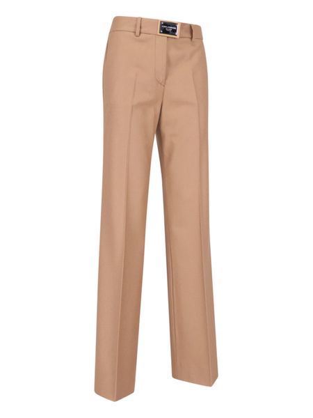 DOLCE & GABBANA Classic Wool Pants for Women in FW23