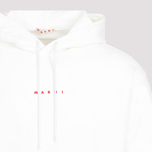 MARNI Pink Hoodie with Logo for Men