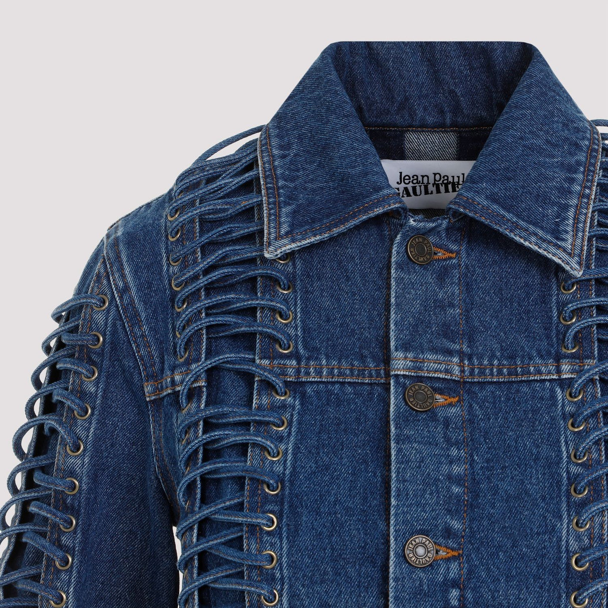 JEAN PAUL GAULTIER Corset Denim Jacket