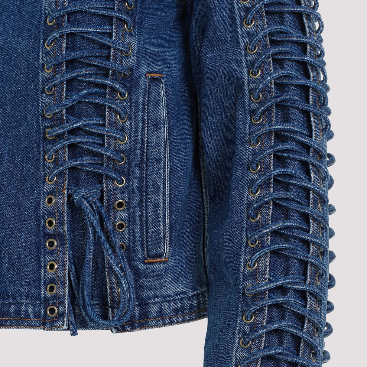 JEAN PAUL GAULTIER Corset Denim Jacket