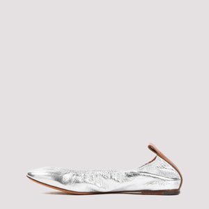 Ballerina Metallic Vải Sang Trọng cho Phụ Nữ