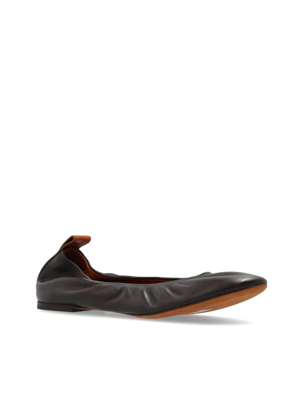 LANVIN Elegant Leather Ballerina Flats for Women