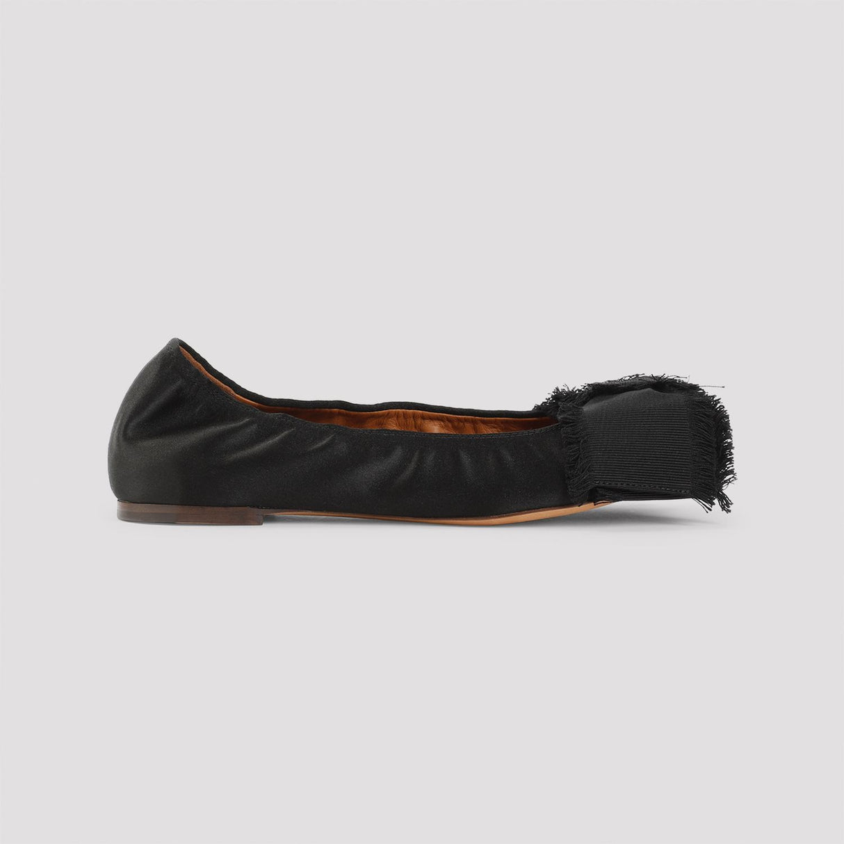 LANVIN Elegant Silk Bow Ballerinas for Women