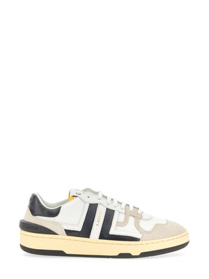 LANVIN Stylish Mesh and Leather Sneakers for Women