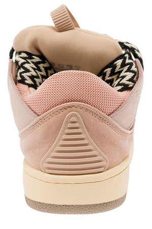 LANVIN Chic Pink Curb Sneakers