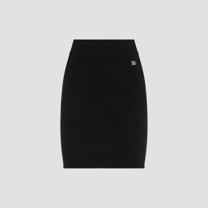 DOLCE & GABBANA Chic Viscose Mini Skirt for Women