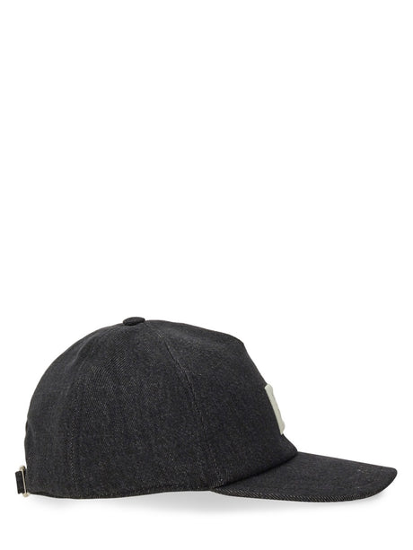 FENDI Denim Baseball Cap for Men